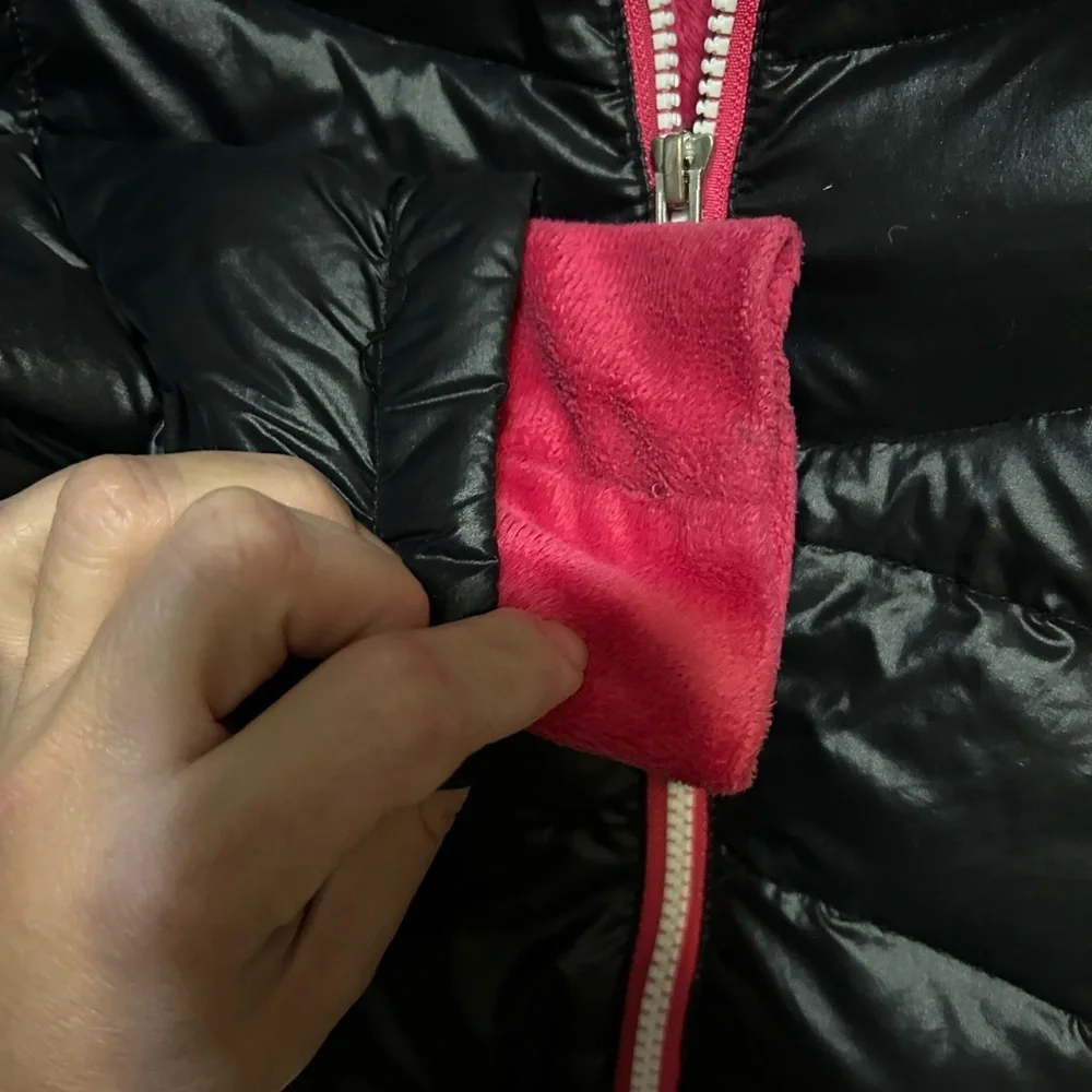 Free Country Black and Pink Kids Puffer Jacket